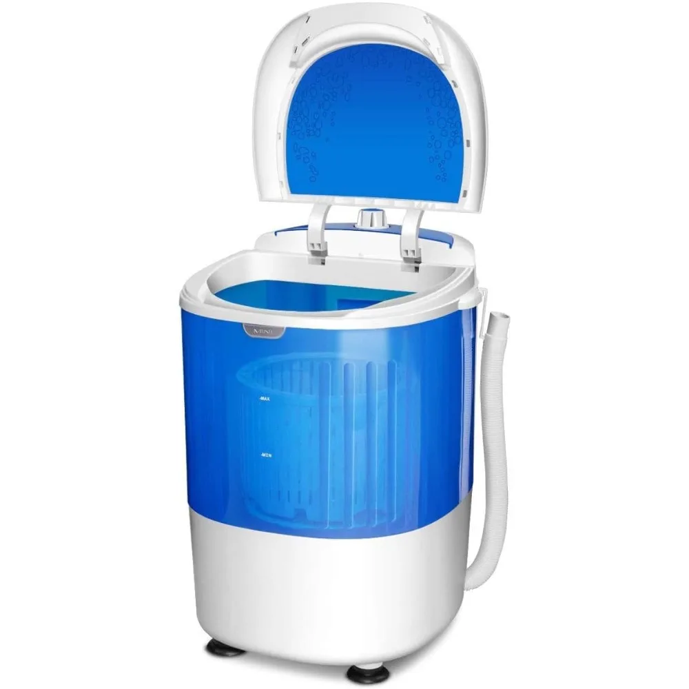 Portable Washing Machine, 5.5 LBS Small Single Tube Washer with Spin Dryer, Compact Laundry Washer