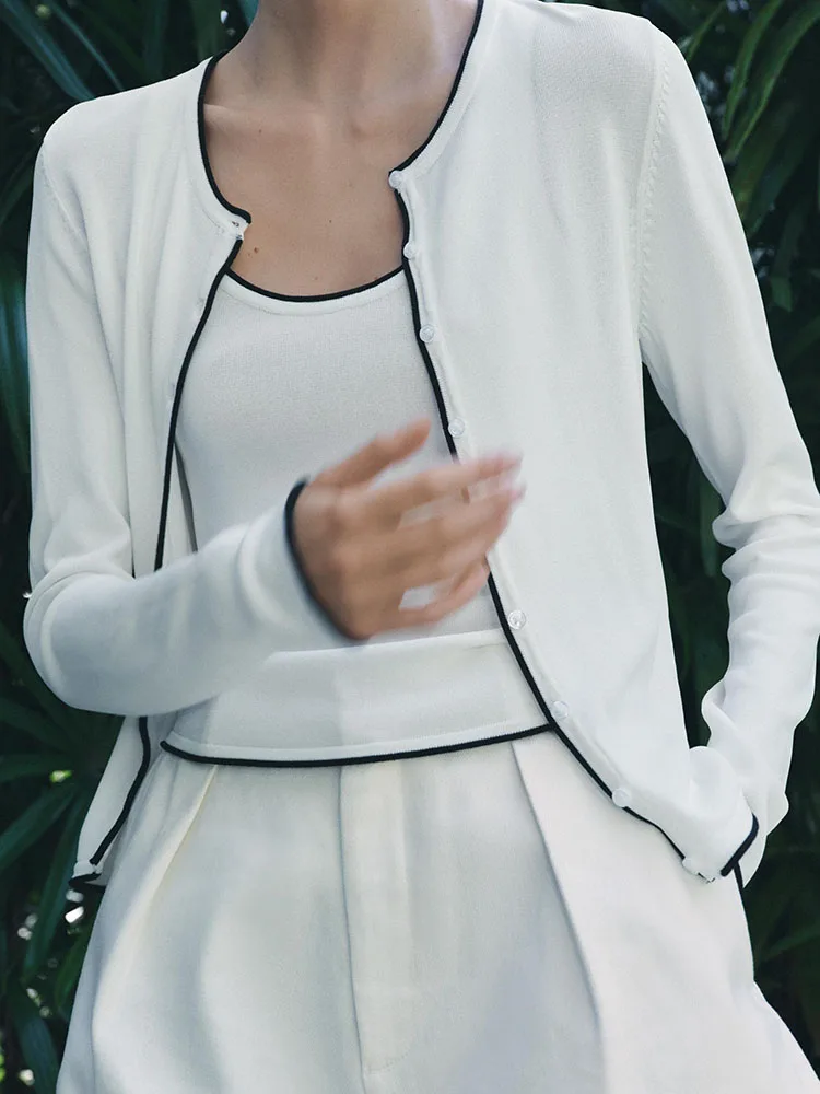 

Spring 2025 Women's Faion Tee-Piece Set round Ne Button-Up ort Sve And Svel Outerwear ZA2025 34706 060