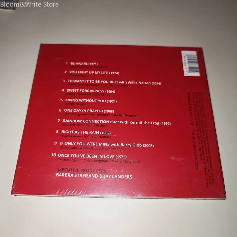 B-Barbra Streisand Release Me 2 CD Pop Vocal Music Album With Classic Hit Songs Great Audio for Collection & Daily Playback