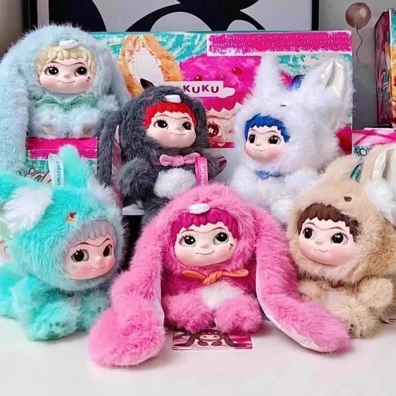 

Wakuku Blind Box Fuzzy Trend Fun Party Series Doll Bag Pendant Pain Bag Decoration Ornament Mystery Box Cute Birthday Gift