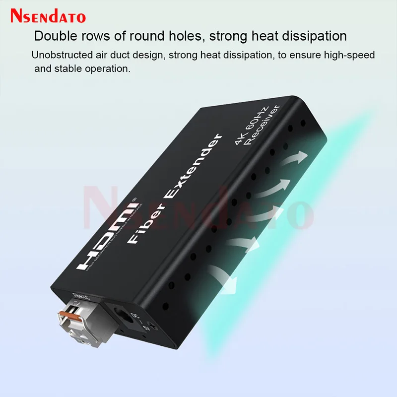 4K 60Hz DisplayPort DP TO HDMI Extender over Fiber Optical 20Km DP HDMI Video Transmitter Receiver adapter For PC TV Projector