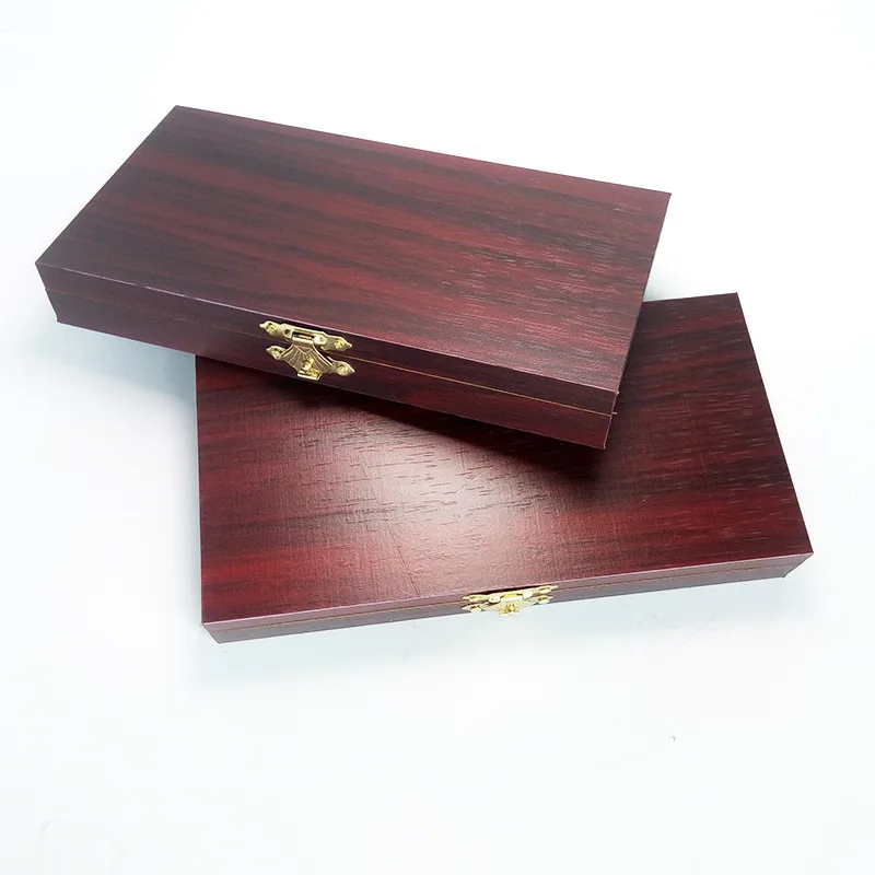 2/3pcs Wood Packaging Box Classic Shape Fit Handmade Goods Gift Scene Layout Budget Accessory Lift Present Texture Luxurious