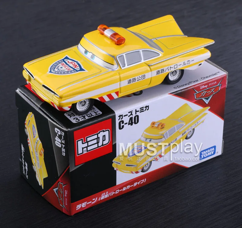 TAKARA TOMY Tomica 디즈니 자동차 C-19, Fillmore 소방차 합금 장난감 모터, 다이캐스트 금속 모델 선물