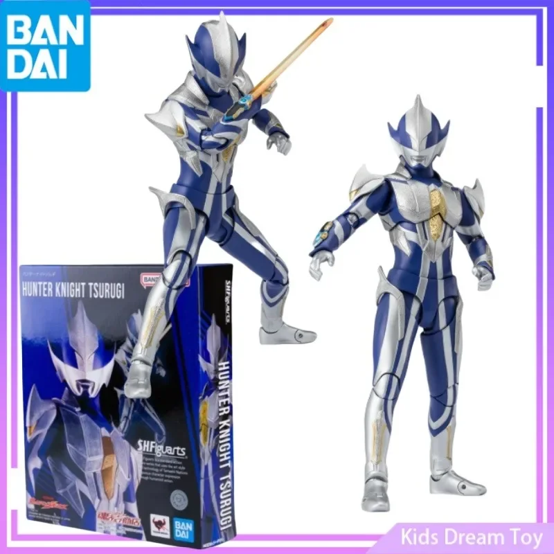 Bandai in Stock Original S.H.Figuarts ULTRAMAN MEBIUS Anime Figures HUNTER KNIGHT TSURUGI Action Figures Toys Collectible Model