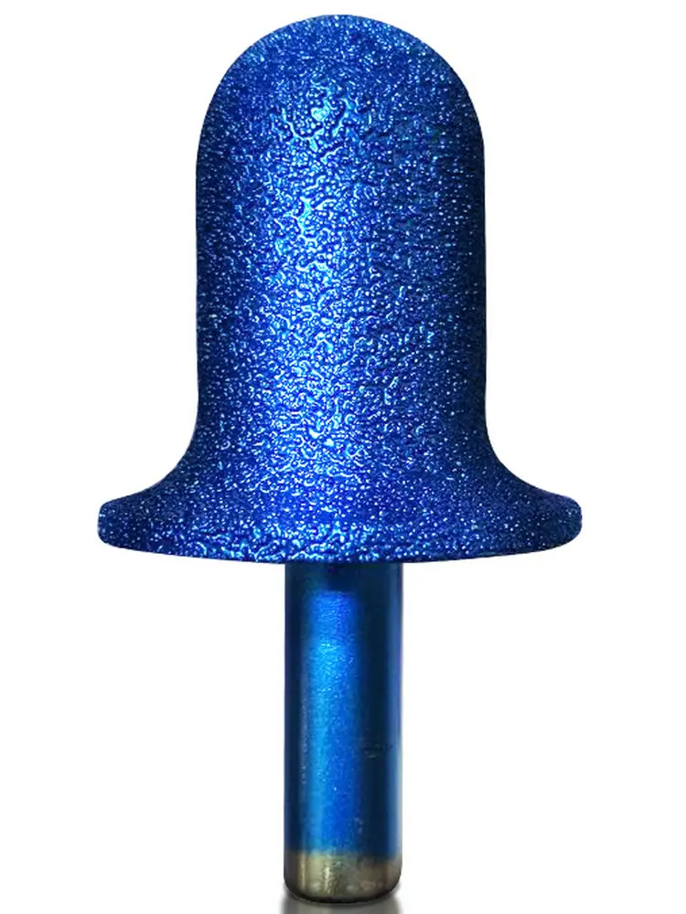 Tête de meulage de pierre de quartz, outils de blocage d'eau arrière, biseau sous le comptoir, coupe-bassin, fraisage de granit, mèches de routeur CNC, 3 pièces