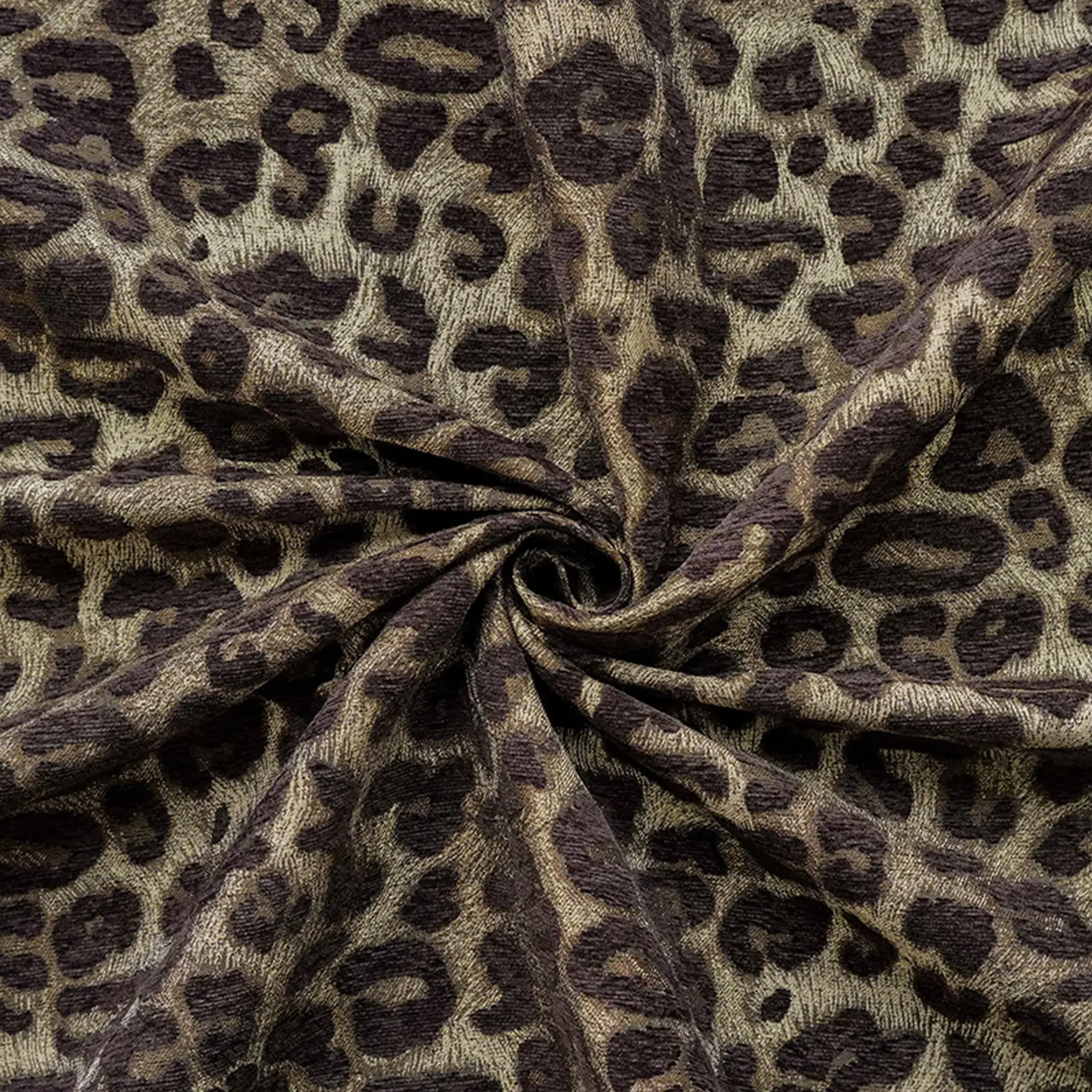 

Leopard 3D Embossed Chenille Jacquard Fabric Skirt Vest Jacket Yarn Dyed Sofa Handmade Sewing Cloth