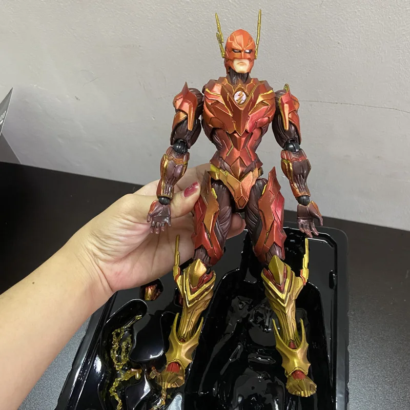 Play Arts DC Justice League The Flash Action Figure Alta Qualidade PVC Modelo Colecionável Brinquedo Presentes de Aniversário