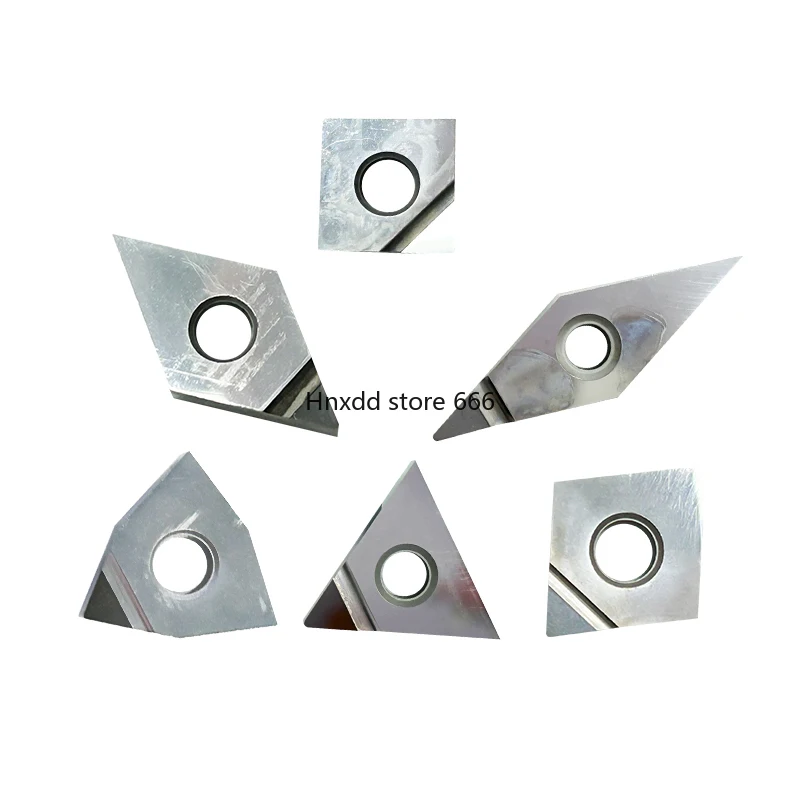 Diamond Turner Blade PCD Triangle TNMG160404 Professional Aluminum Copper Lathe Blade WNMG