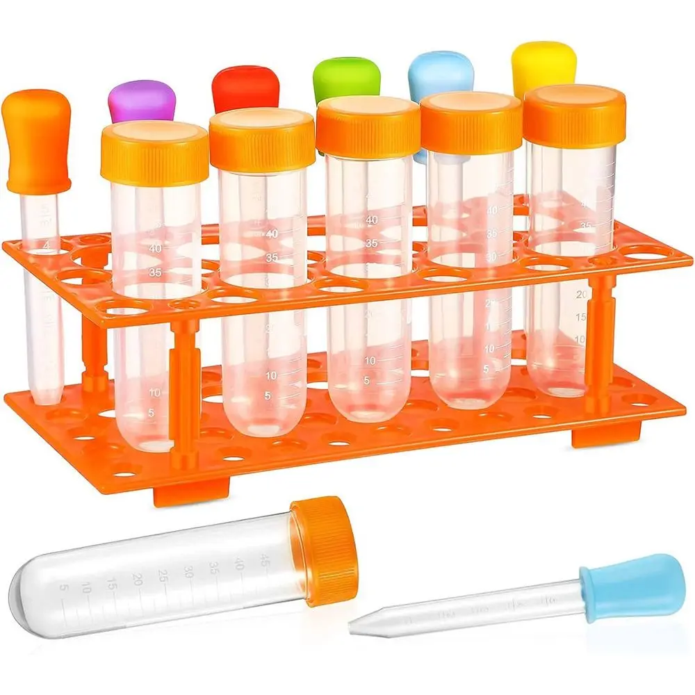 Plastic Centrifuge Tube Holder Early Childhood Education Laboratory Equipment Test Tube Rack Insect Experimental Toys Dropper
