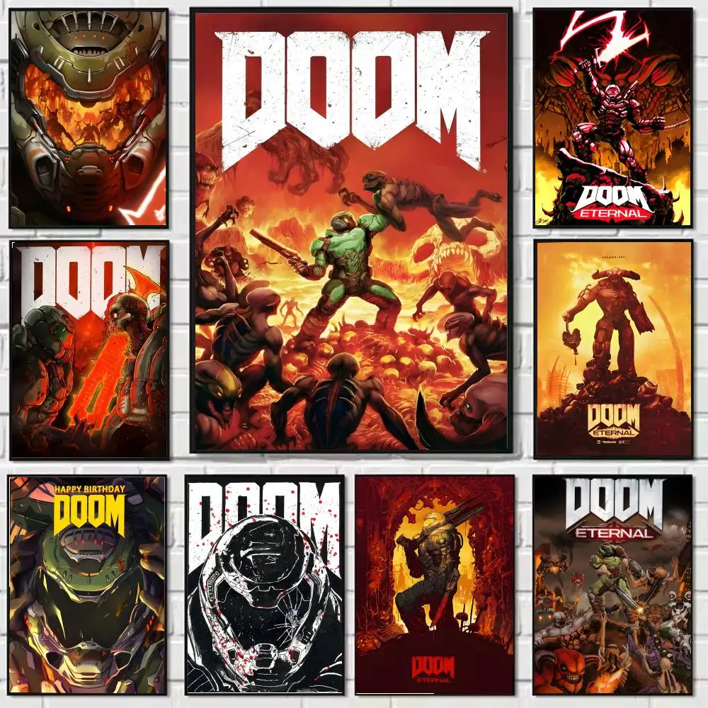 1 قطعة MF Doom اللوحة الخط قماش المشارك: تجعد الحرة للماء دائم جميع الفضاء جدار ديكور
