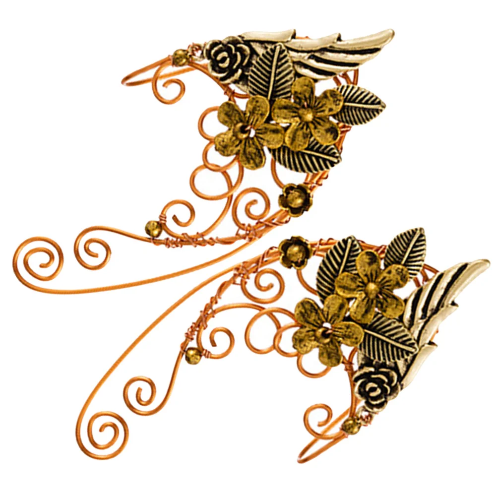 

1Pair Fairy Ear Cuffs Non Piercing Elegant Elf Earrings for Women Cosplay Birthday Gift Ear Wrap Cuff Jewelry