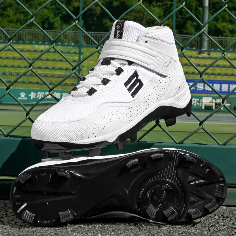 

Professional Training Baseball Shoes Wear-resistant non-slip softball shoes men's and women's high-top warm sports shoes