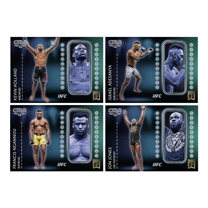 Homemade Diy Panini UFC Series Conor Mcgregor Amanda Nunes Aljamain Sterling Khabib Nurmagomedov Collection Card Toys Gift - view 4