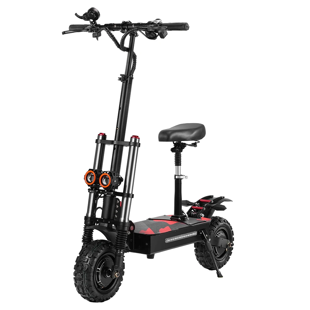 BOYUEDA S3-11 38Ah 6000W 60V Max Speed 85-95km/h Oil Brake 11 Inch Electric Scooter 200Kg Max Load 100Km Range Tax free