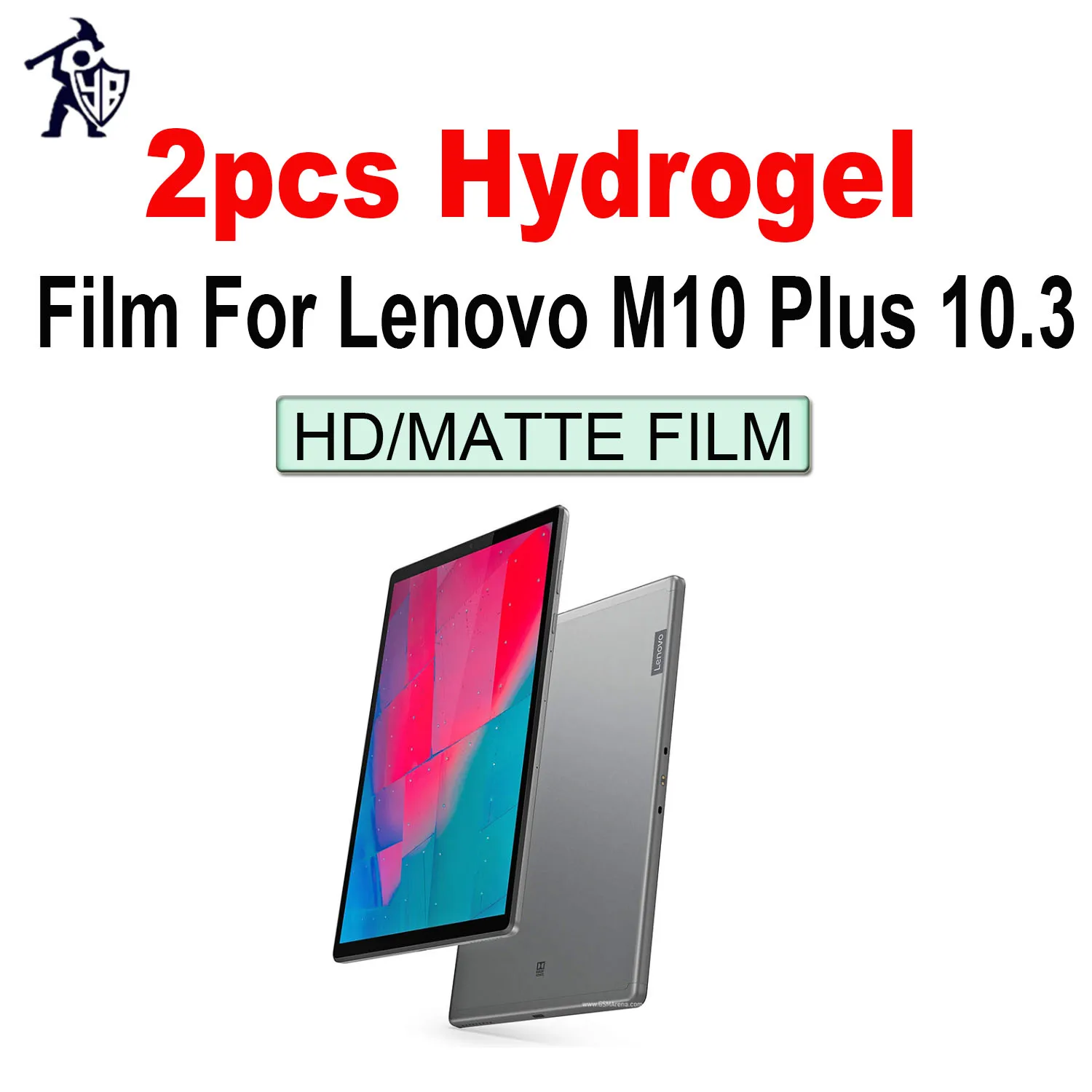 

2pcs HD Tablet Film For Lenovo M10 Plus Screen Protector 10.3" чистая матовая гидрогелевая пленка полная обложка мягкий, а не стеклянный