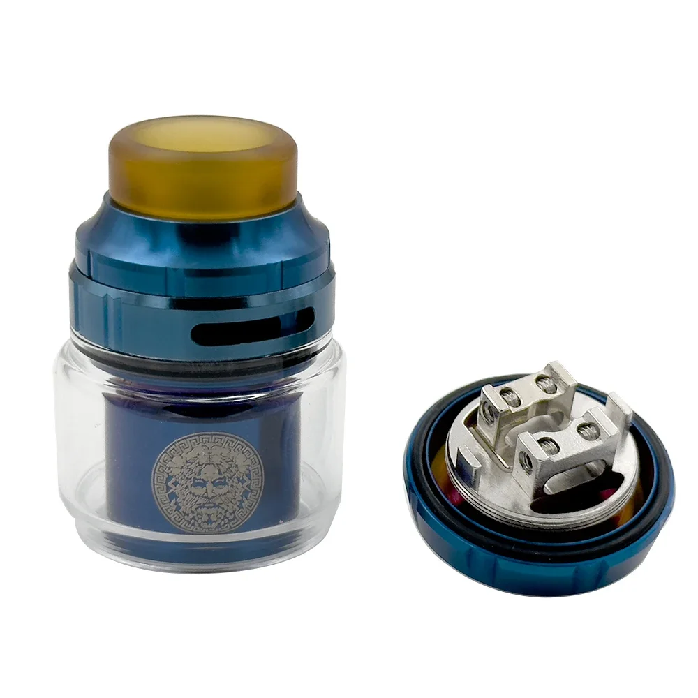 Runvape Zeus x RTA 25มม. ตัวทำละอองน้ำขนาด4.5มล. 810หัวหยด Delrin กันลมรั่วสำหรับด้าย510