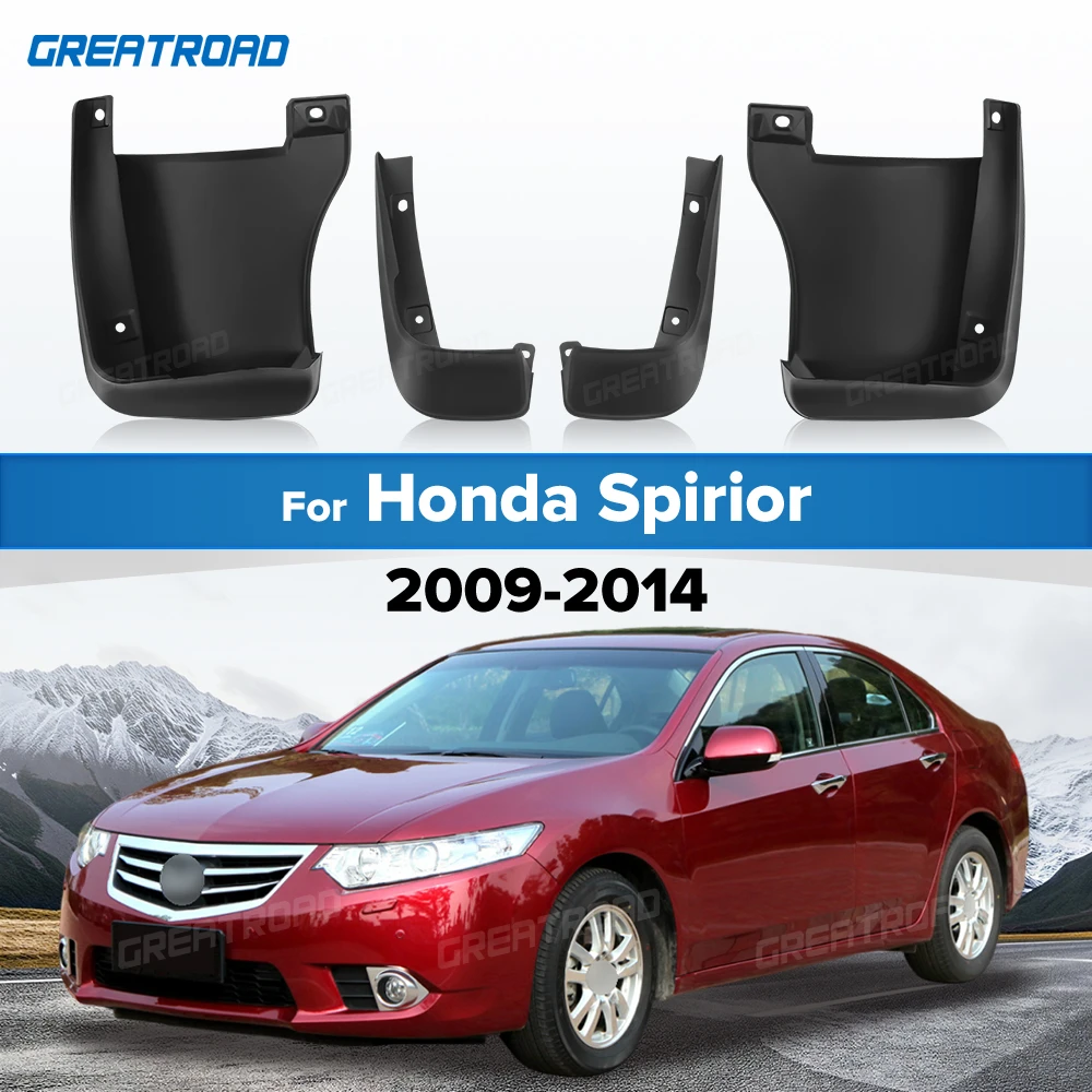 For Honda Spirior 2009-2014 2010 2011 2012 2013 Fender Mudguard Mud Flaps Guard Splash Flap Mudguards Car Accessories