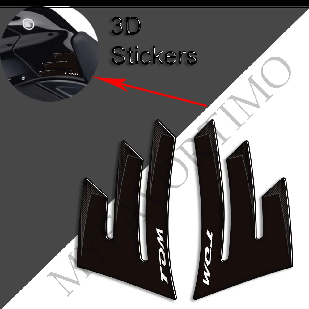 Motorcycle Tank Pad Side Grips Gas Fuel Oil Kit Knee Fairing Fender Stickers Decals Protector For Yamaha TDM 900 TDM900