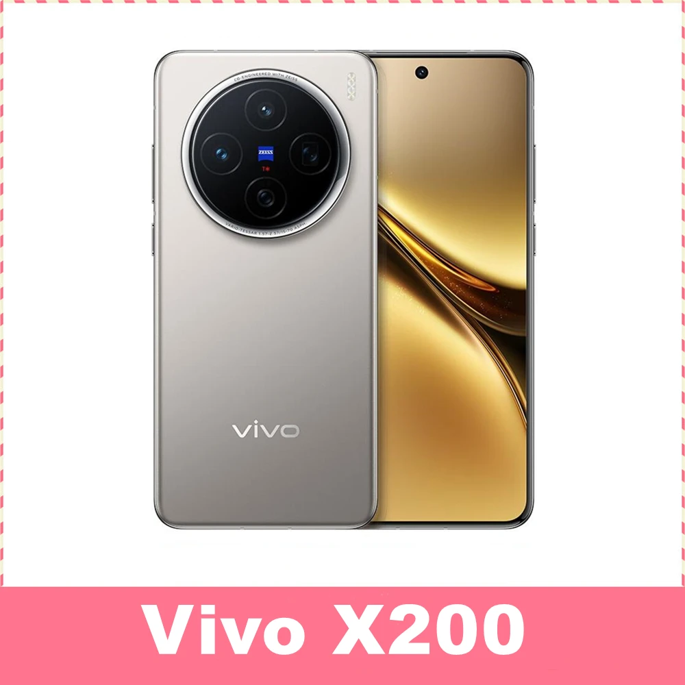 VIVO X200 Dimensity 9400 (3nm) Immortalis-G925 6.67 inch 120Hz LPDDR5X  UFS4.0 5800mAh 90W SuperVOOC Android 15 nfc