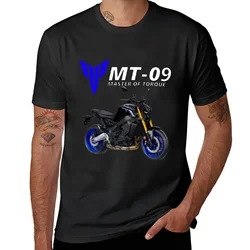 MT-09 t-shirt moto sudore vestiti estetici stampa animalier per ragazzi magliette slim fit per uomo