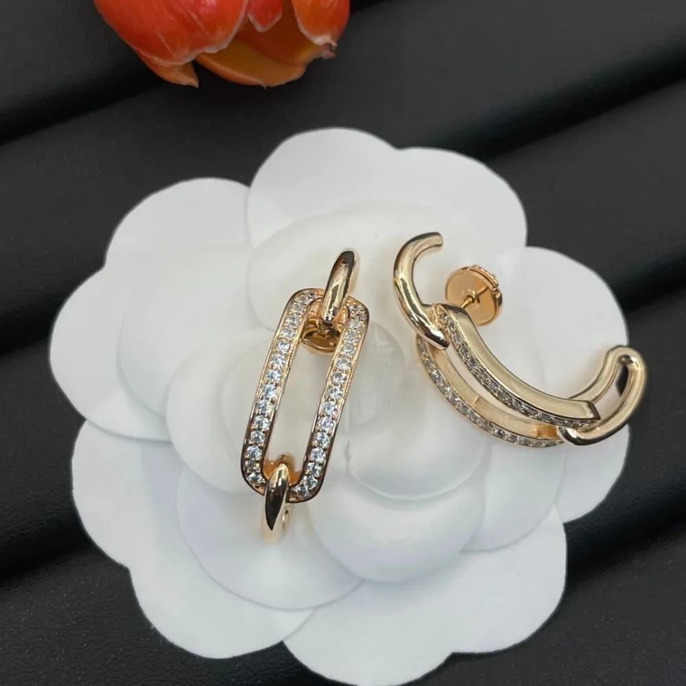 

Новинка 2025 года, благородные серьги, нежная витрина для женщин, изящный вкус, шикарные роскошные ювелирные изделия премиум-класса