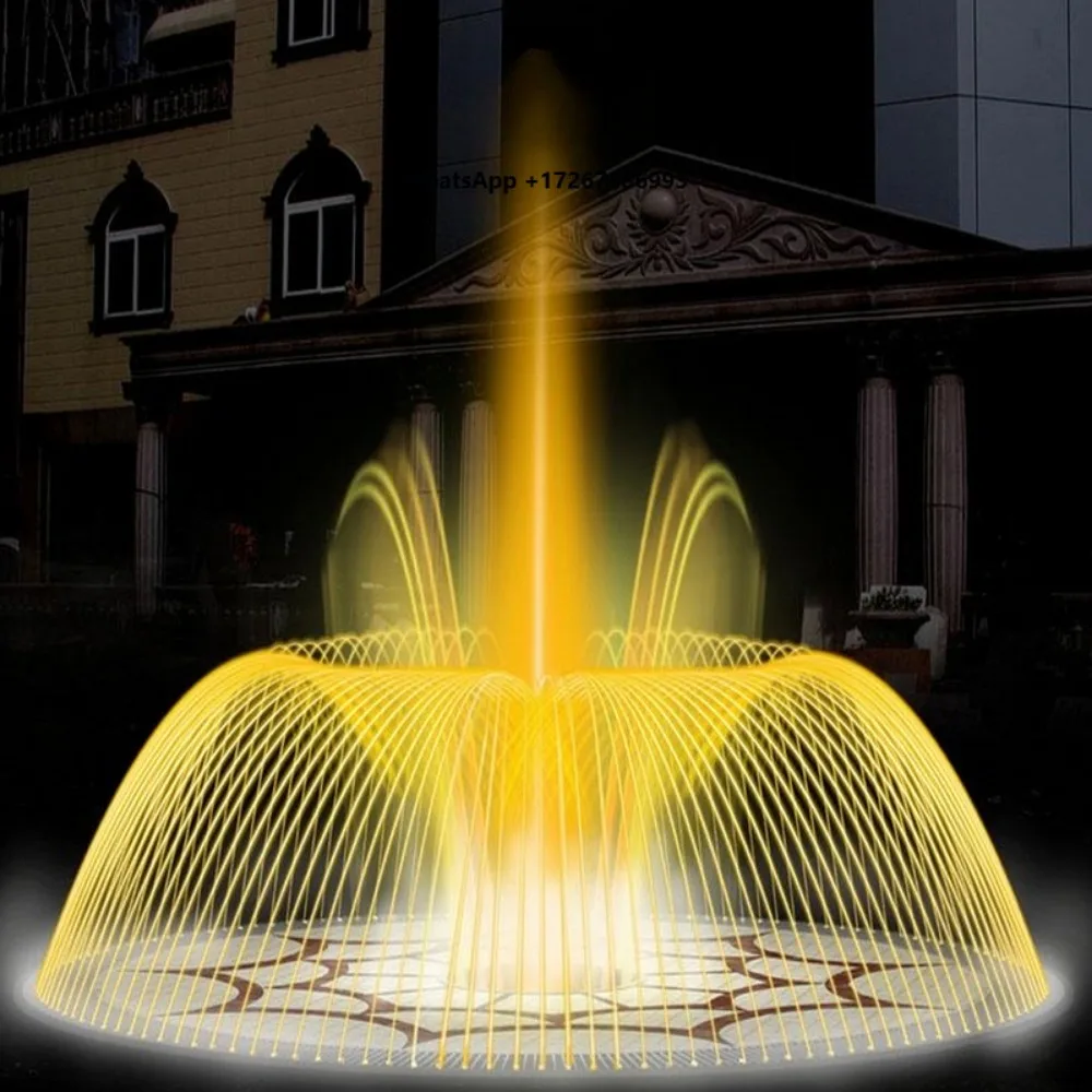 Baishui Durable Stainless Steel 304 Modern Commercial Outdoor Lake & Pond Floating Fountain Mobile Installation Pool Decoration