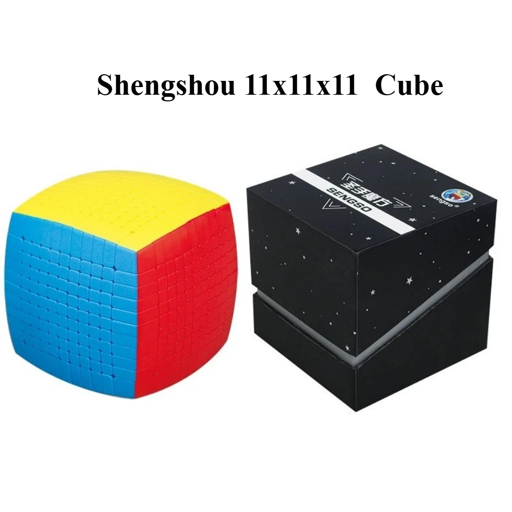 

SengSo 11x11 Cube Shengshou 11x11x11 Magic Cube Puzzle Speed Cubes Magic Speed Cube Stickerless Puzzle Kids Toys