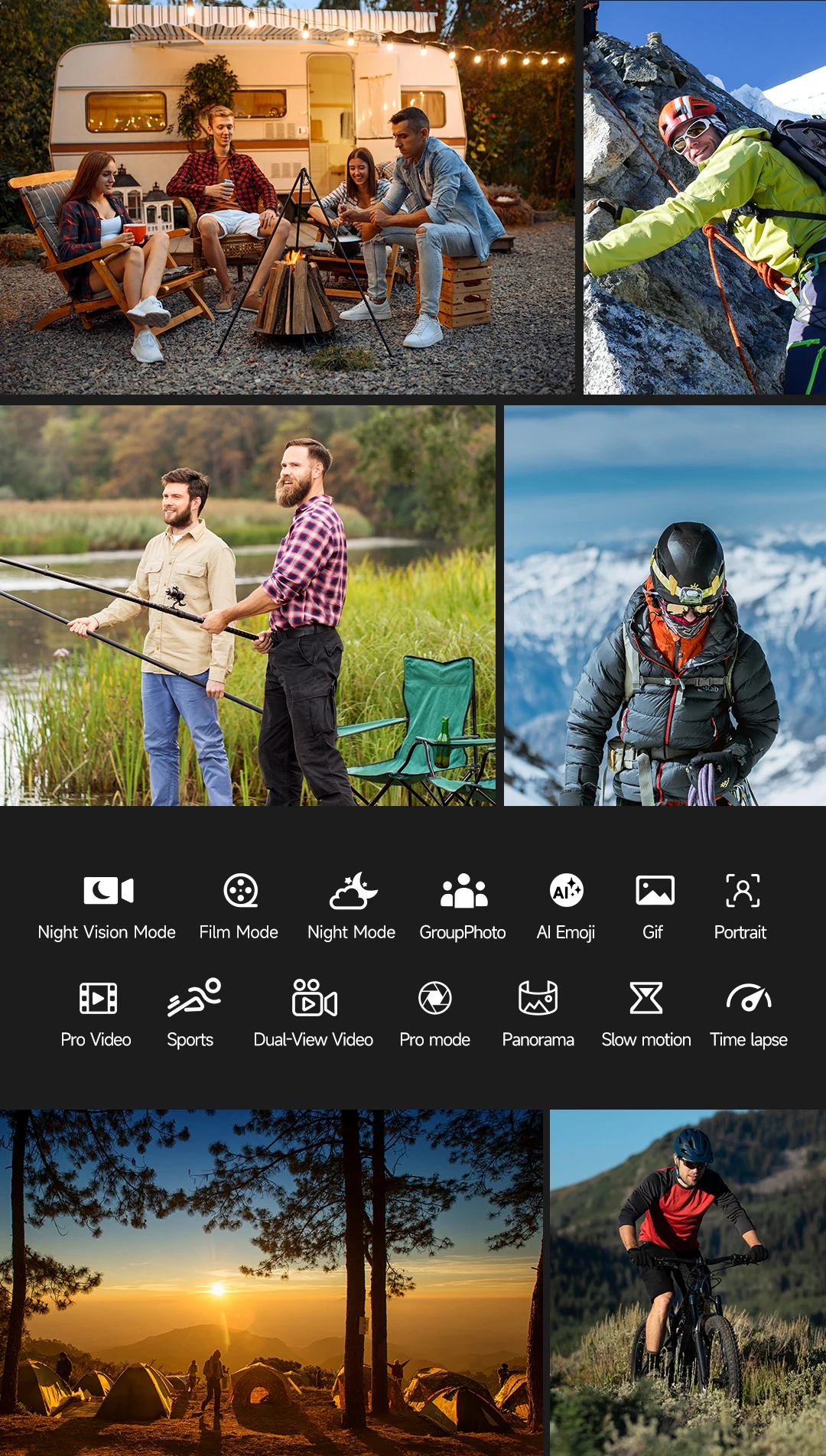 Ulefone Armor 34+ 5G Rugged Phone Smartphone Android 15 25500mAh 66W Up to 32GB+512GB 6.95" 120Hz Display Versatile LED Light