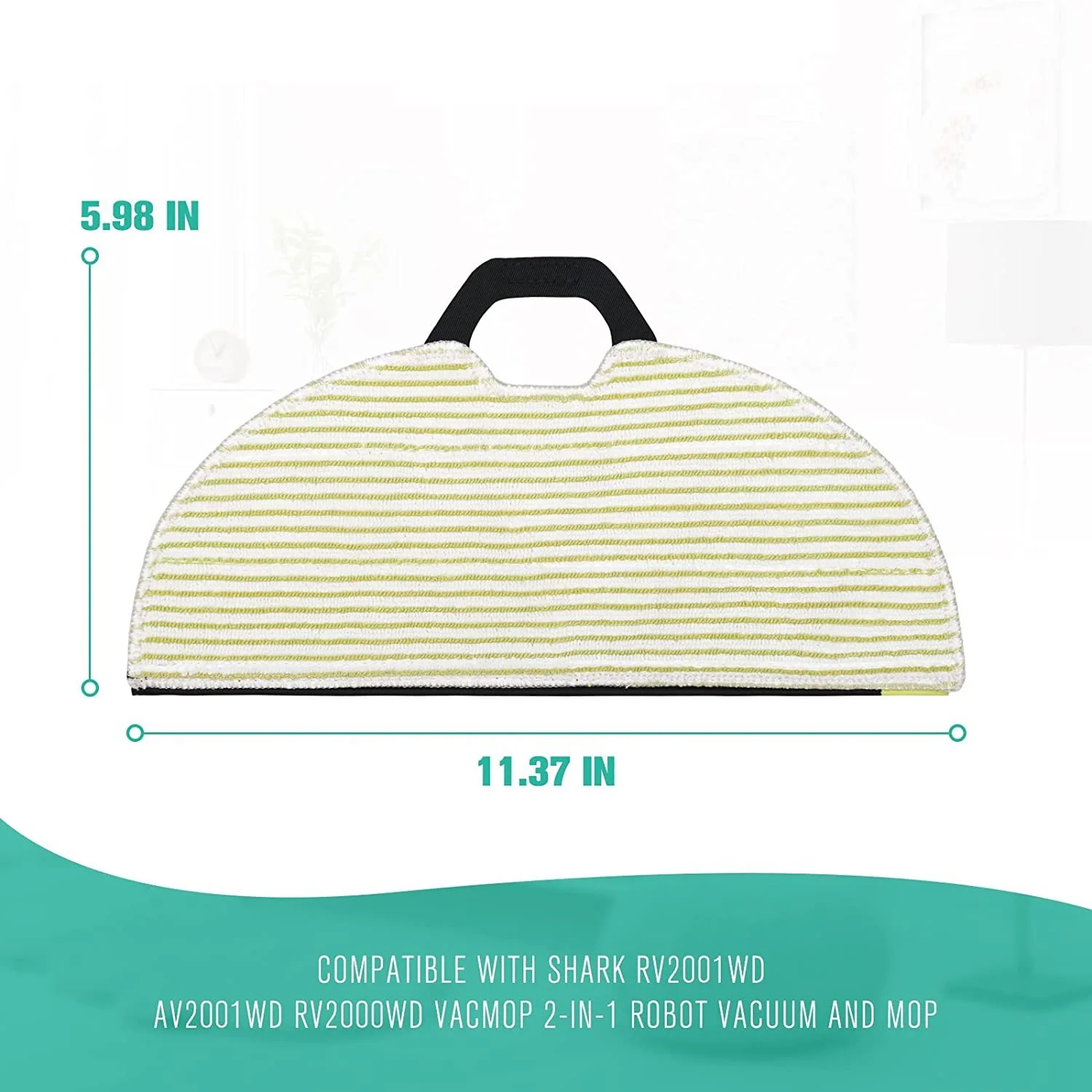 A006-6 шт. комплект запасных частей, боковые щетки, фильтры, чистящие подушечки для швабры для Shark RV2001WD AV2001WD, аксессуары для робота-пылесоса