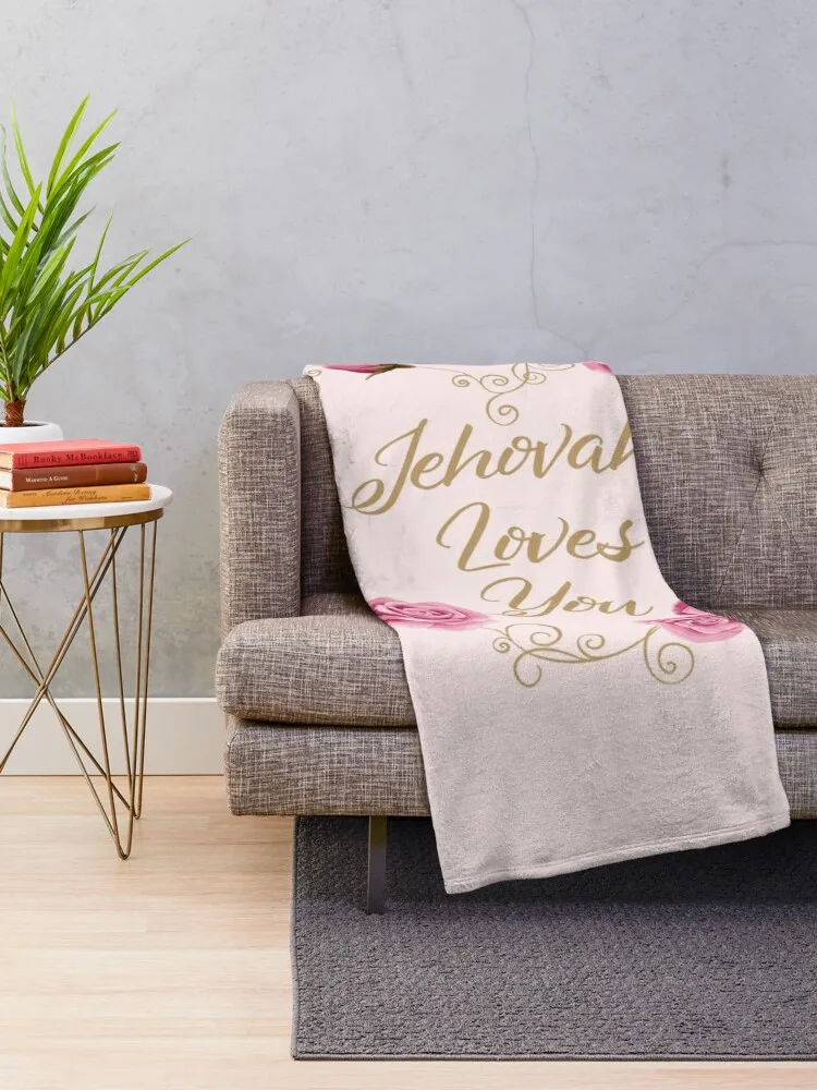 JEHOVAH LOVES YOU Throw Blanket Thin Kid'S Bed covers blankets and throws Blankets