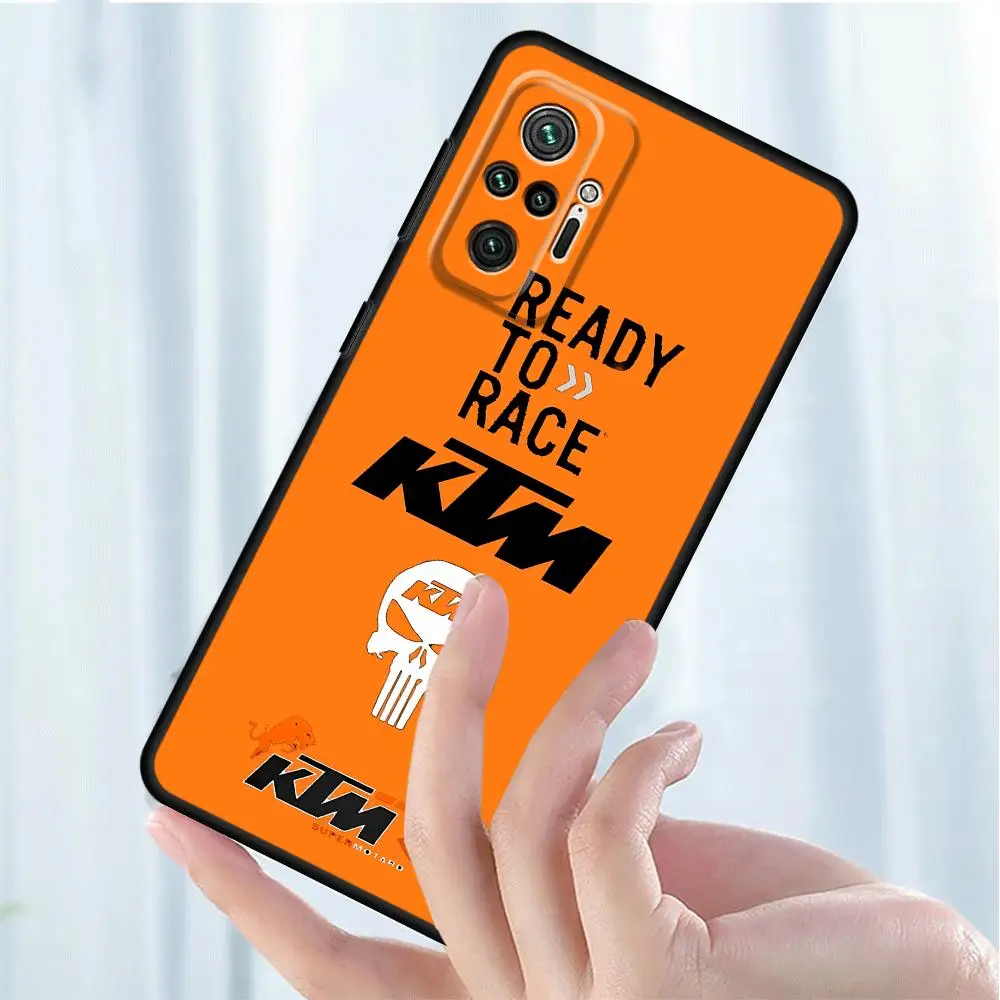 Motorcycle Racing-KTM Phone Case for Redmi Note 12ProPlus 11 Pro 5G 9 Pro 12S 11 11S 10S 10 Pro 9S 8T 7 8 Soft Cover