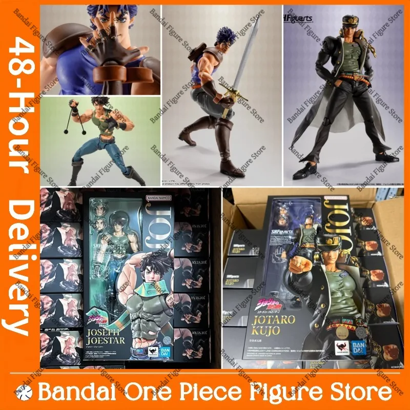 

in stock Bandai S.H.Figuarts SHF JOJO JONATHAN JOESTAR Model Kit SHF PVC about 14.5cm Action Figures Model Toy Figurine Gift