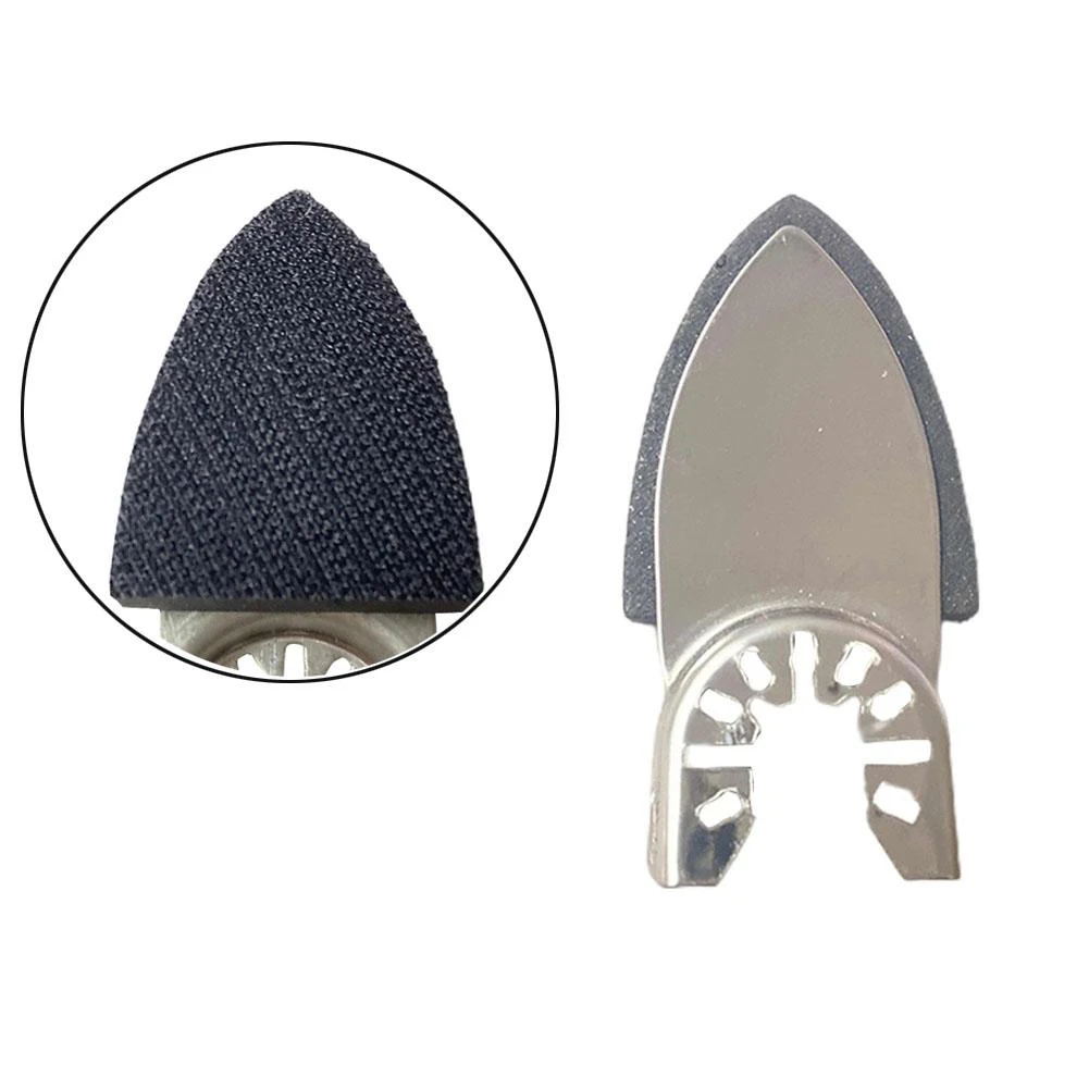 1/2Pcs Triangular Sand Disc 38x86mm Triangle Oscillating Tool Sandpaper Pad Sanding Disc Sanding Finger Pad Power Tool