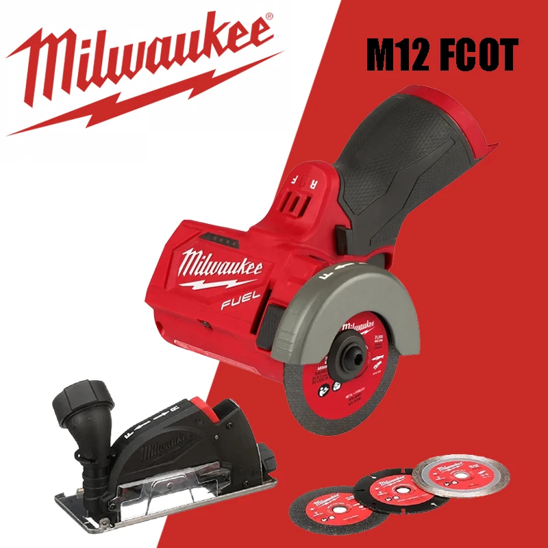 Milwaukee M12 FCOT MiniHandheld Cutting Saw 12V lithium Cordless Multi Material Cut Power Electric Saw 2522-20 Power Tool