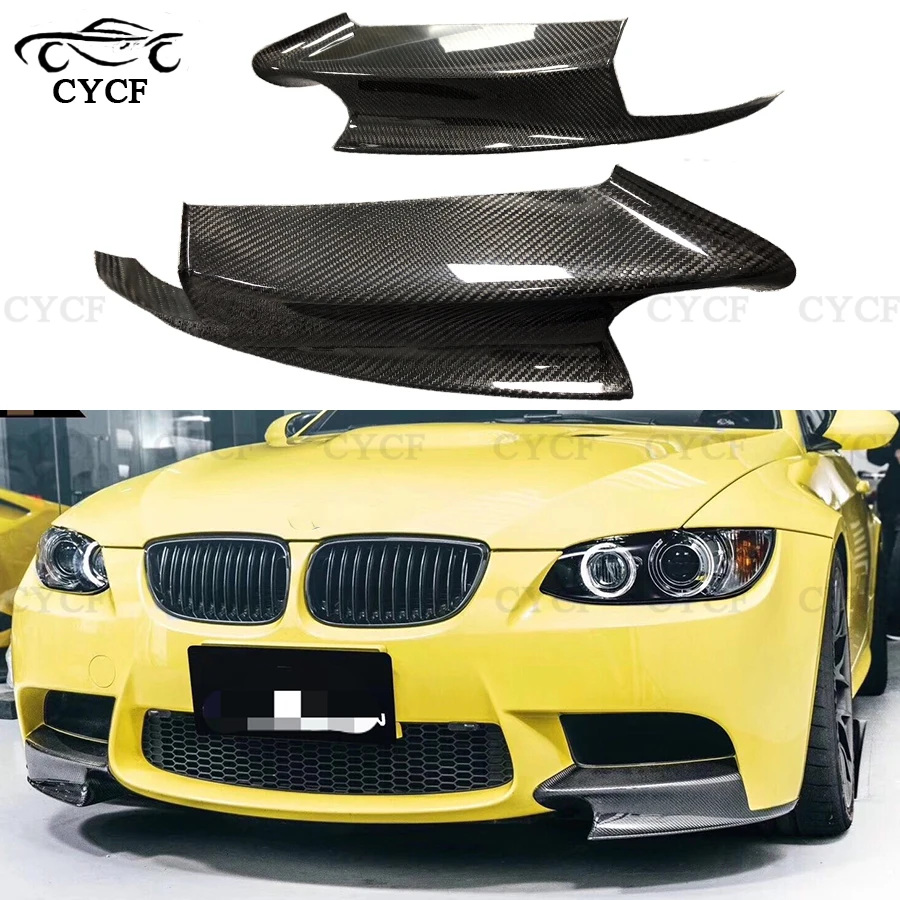 

For BMW M3 E92 E93 05-2011 Carbon Fiber Corner Wrap Front Bumper Protection Accessories Body Kits Car Decoration