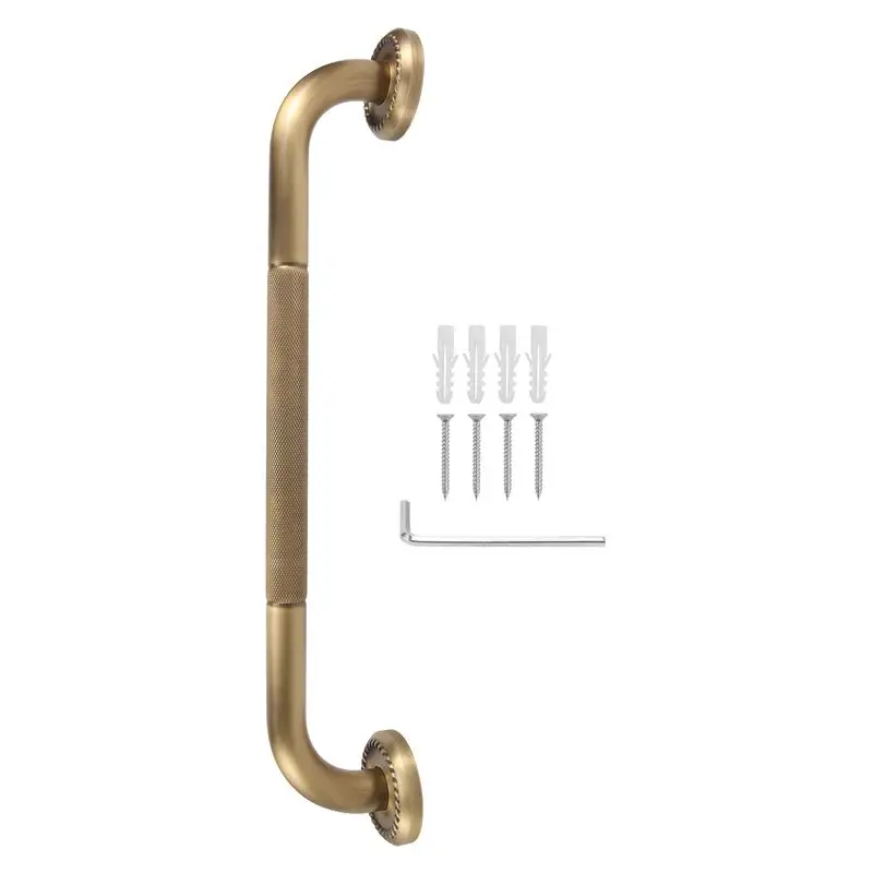 

AEE8-Упор для ванны, поручень из антикварной латуни, ручка-подлокотник для туалета, поручень для пожилых, настенный, для безопасности дома