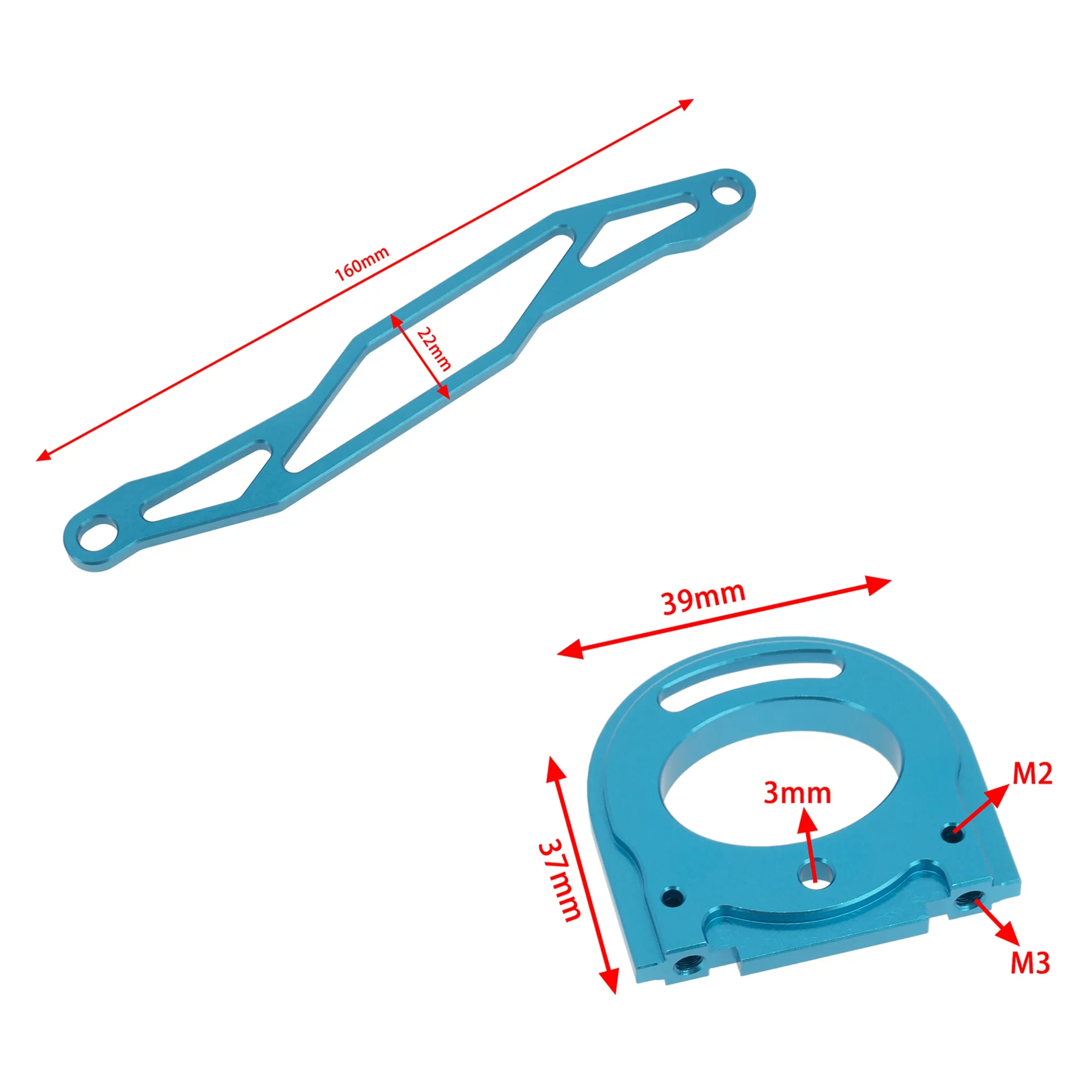 Metal Modification Accessory Kit Suspension Arms Steering Knuckle for Tamiya TT-02 TT02 1/10 RC Car Upgrade Parts