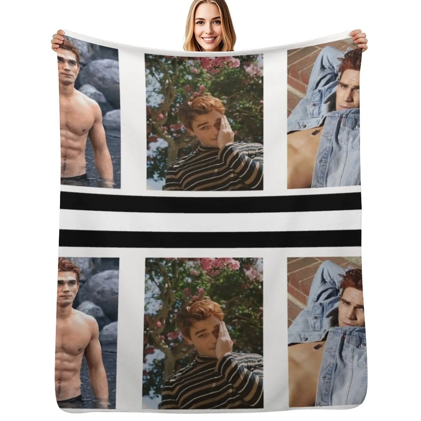 

KJ Apa Throw Blanket Luxury Brand Luxury St Custom blankets ands Blankets