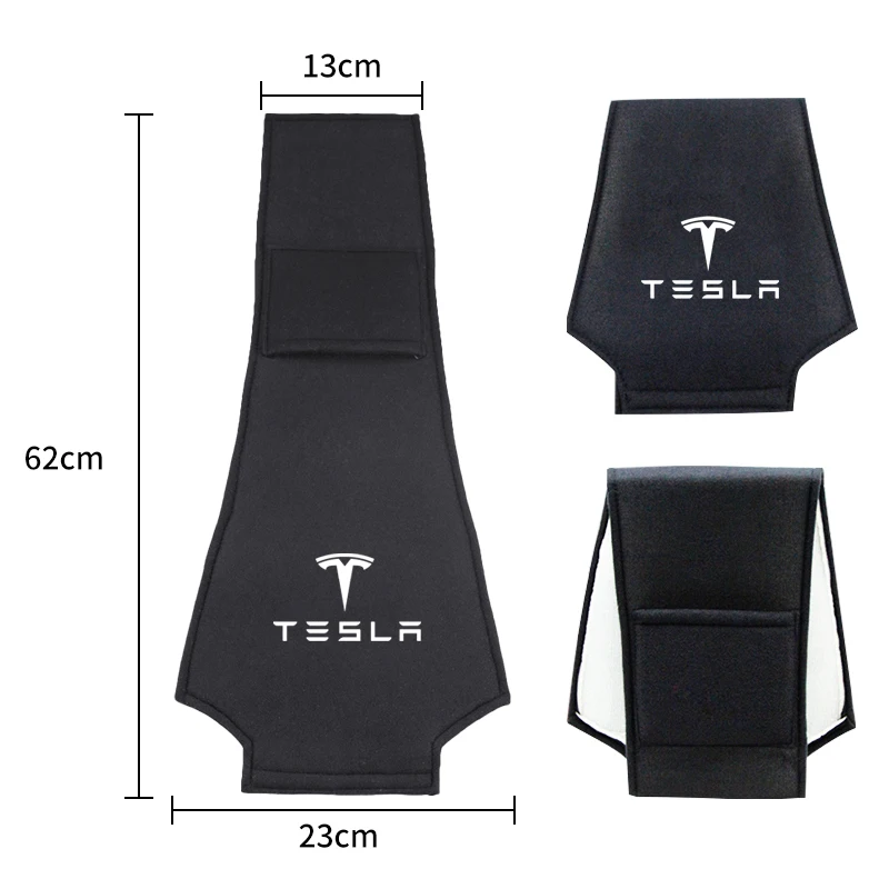 Car Headrest Cover Seat Head Pillow Neck Headrest Cover Car Stying For Tesla Model 3 Model Model X Y Roadster Performance