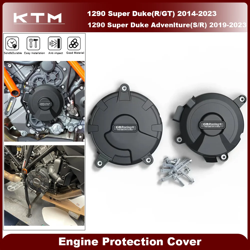 

GB Racing For 1290 Super Duke (R,GT) 2014-2023 1290 Super Duke Advenlture (S,R) 2019-2023 Motorcycle Engine Protection Cover