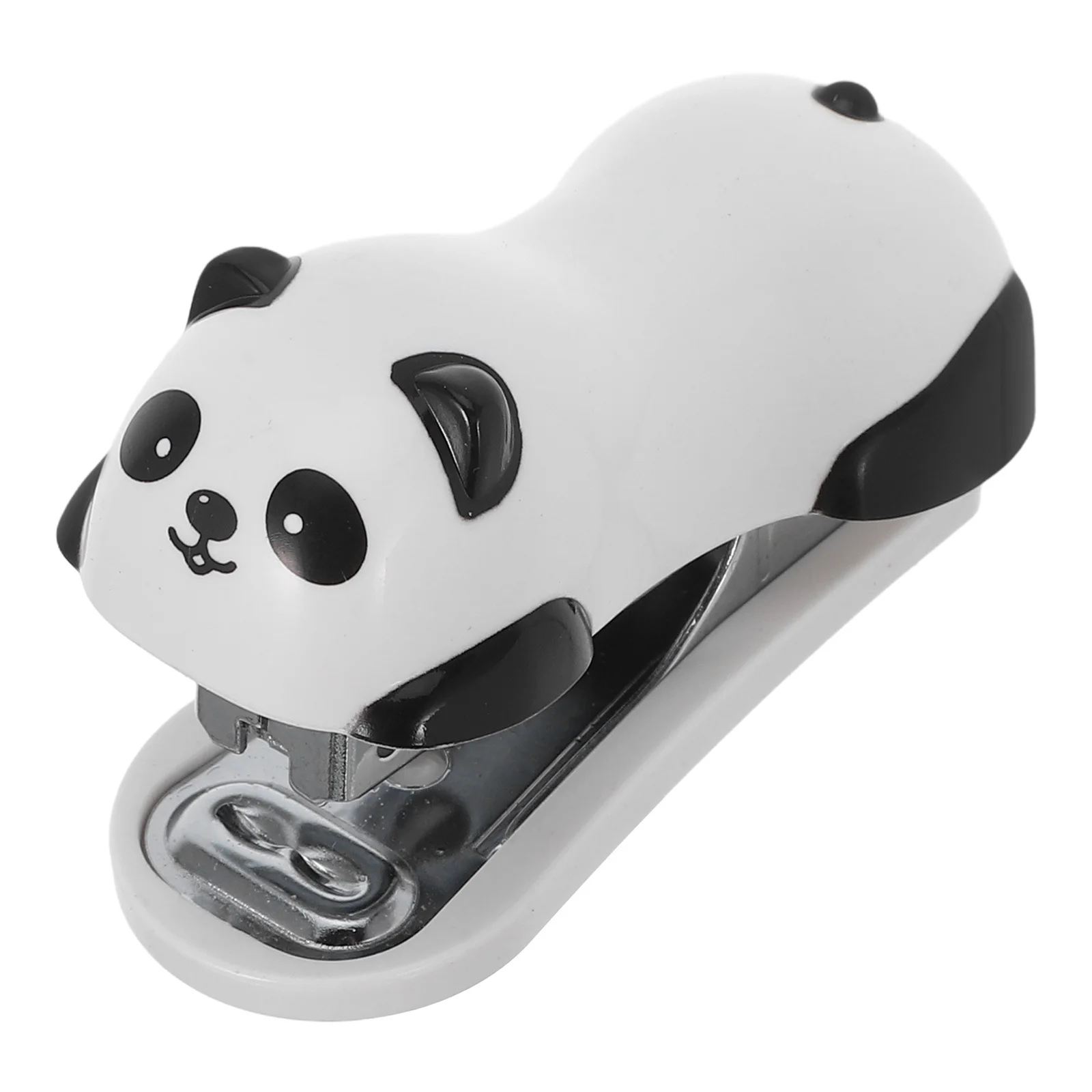Simpatico panda mini cucitrice portatile desktop ufficio casa uso scolastico cucitrice a mano leggera forniture per ufficio di cancelleria decorativa