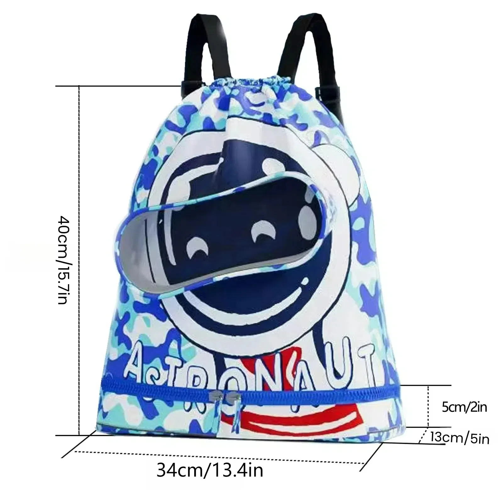 Borsa da nuoto per bambini Borse a tracolla portaoggetti impermeabili per bambini Zaino per bagagli a mano Borsa di separazione asciutto e bagnato