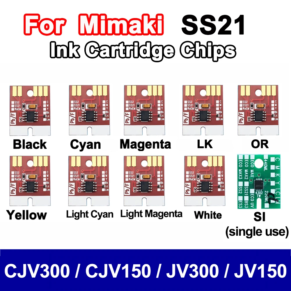 

Mimaki SS21 Ink Cartridge Auto Reset Chip ARC for Mimaki JV300 JV150 CJV150 CJV300 Permanent Chip