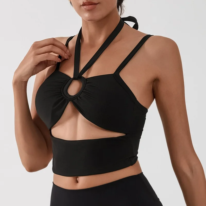 Sportovní podprsenka Cloud Rise Orange pro dívky, tělocvičnu, jógu, krátký top, ženy, cvičení, fitness, spodní prádlo, tréninkové vesty, trička, běhání, sportovní oblečení - náhled 3