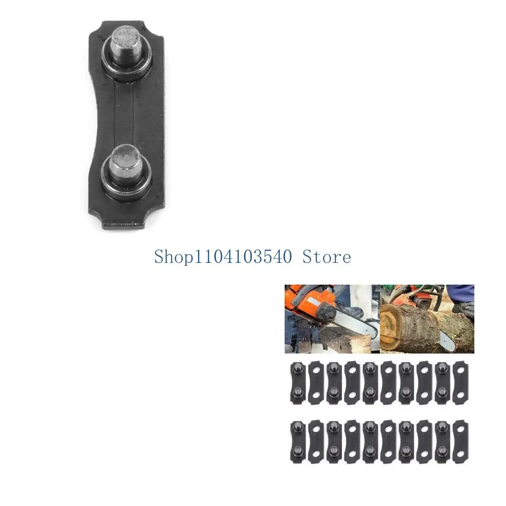 02DC 10 Pack Chainsaw Link Repair Presets Tie Straps 3/8 for .043 .050 Joining Replacement Easy to Install