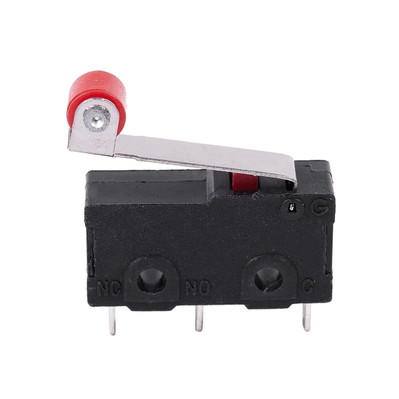 B62B-50Pcs Micro-Roller Lever Arm Open Close Limit Switch Kw12-3 Pcb Microswitch