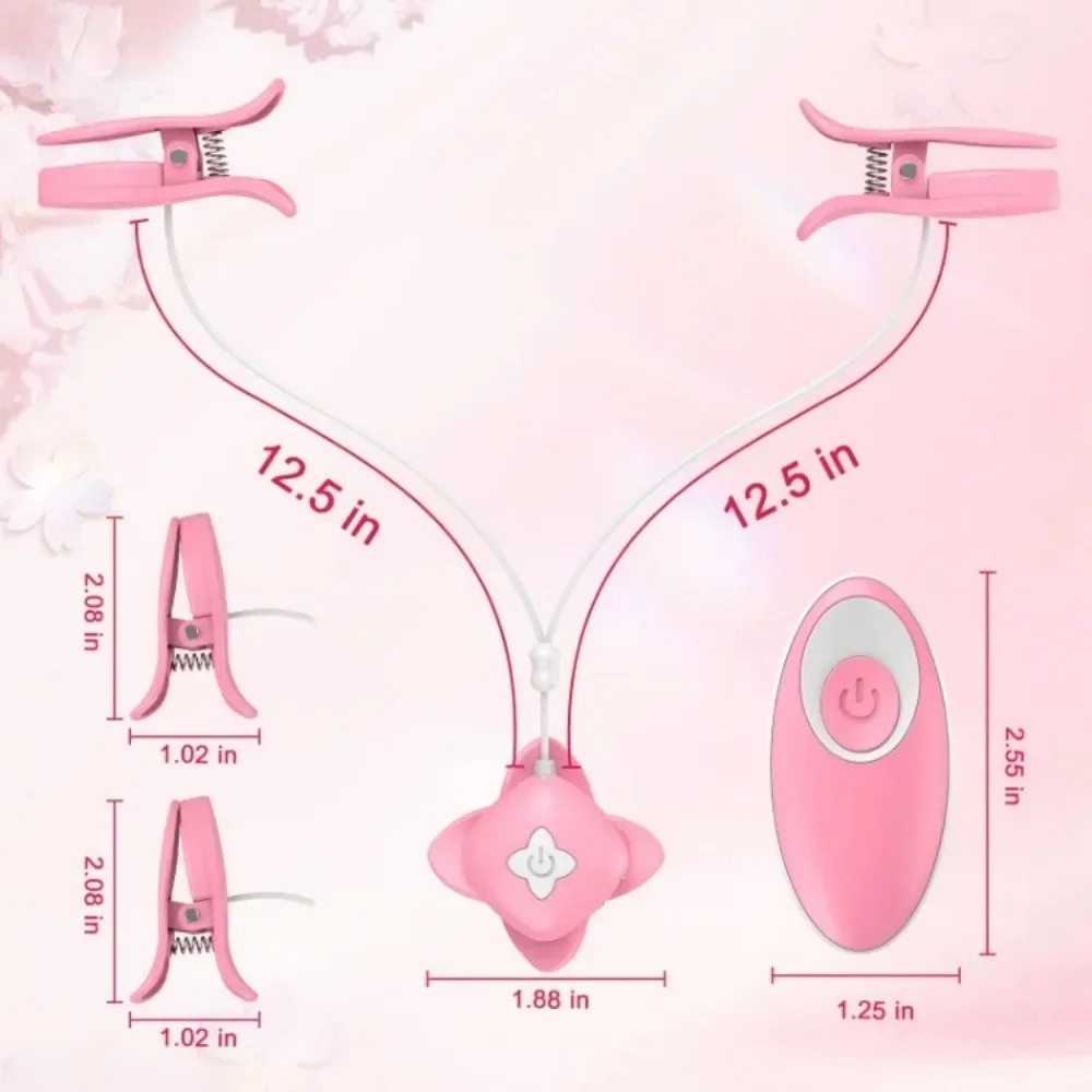 Wireless Remote Nipple Vibrator 10 Powerful Female Stimulation Massager Couple Masturbation women Sex Toys Adult Products