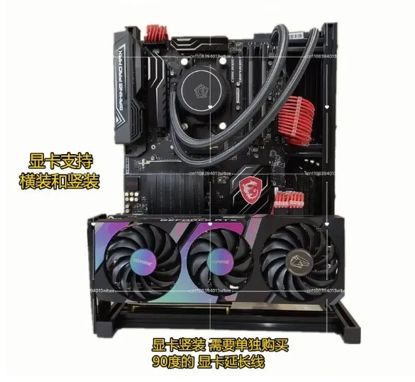 Open Chassis Matx Computer Chassis Rack Aluminum Alloy ATX Creative Personality ITX Desktop DIY Rack