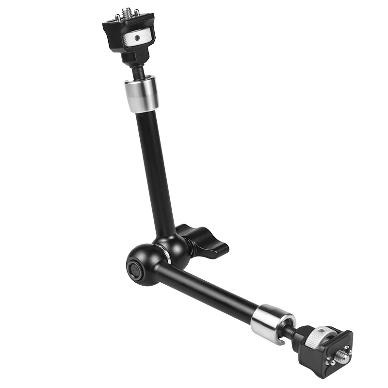 VLOGMAGIC แขนวิเศษที่ชัดเจนพร้อมสกรูระบุตําแหน่ง ARRI 1/4"-20 (11")