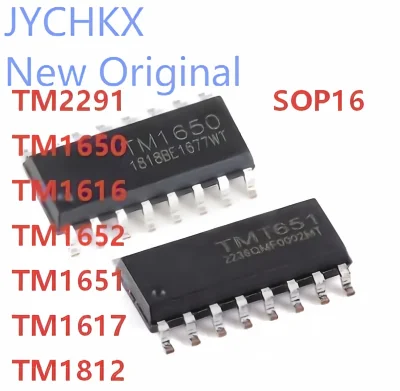 10/PCS TM1616 TM1617 TM1650 TM1651 TM1652 TM1812 TM2291 SOP16 LED drive control chip In Stock